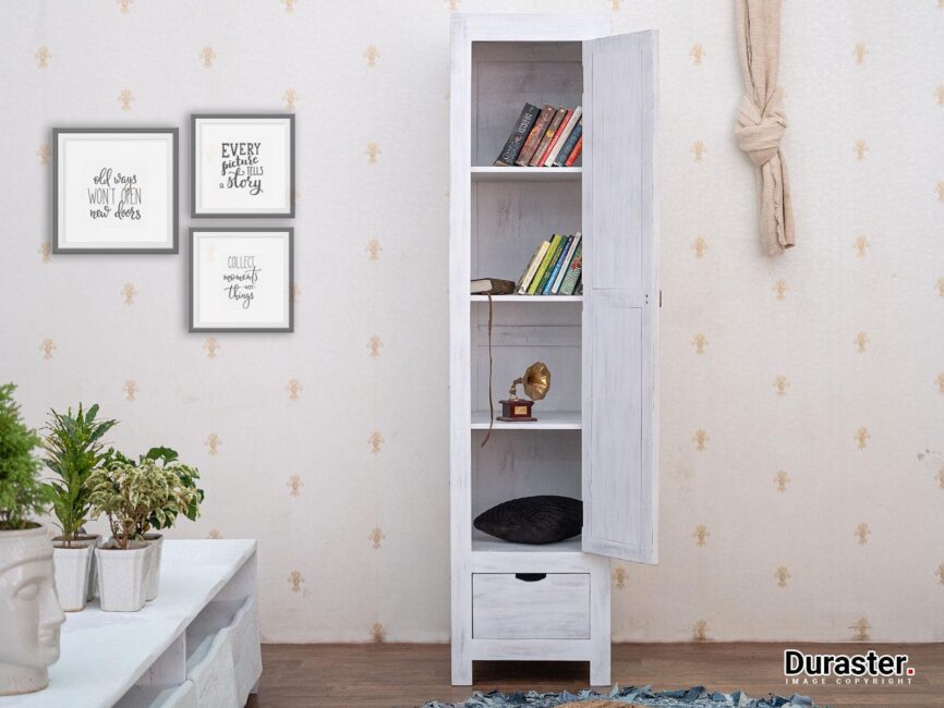 Novo Distress Solid Acacia wood Modern Cabinet #1 - Duraster