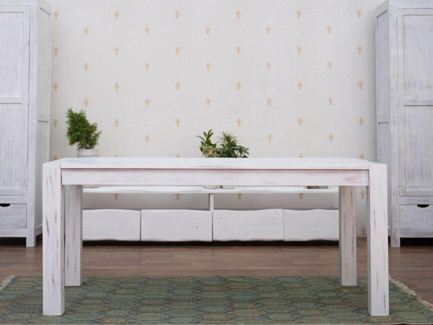 Novo Distress Solid Acacia wood Dining Table  #1 - Duraster