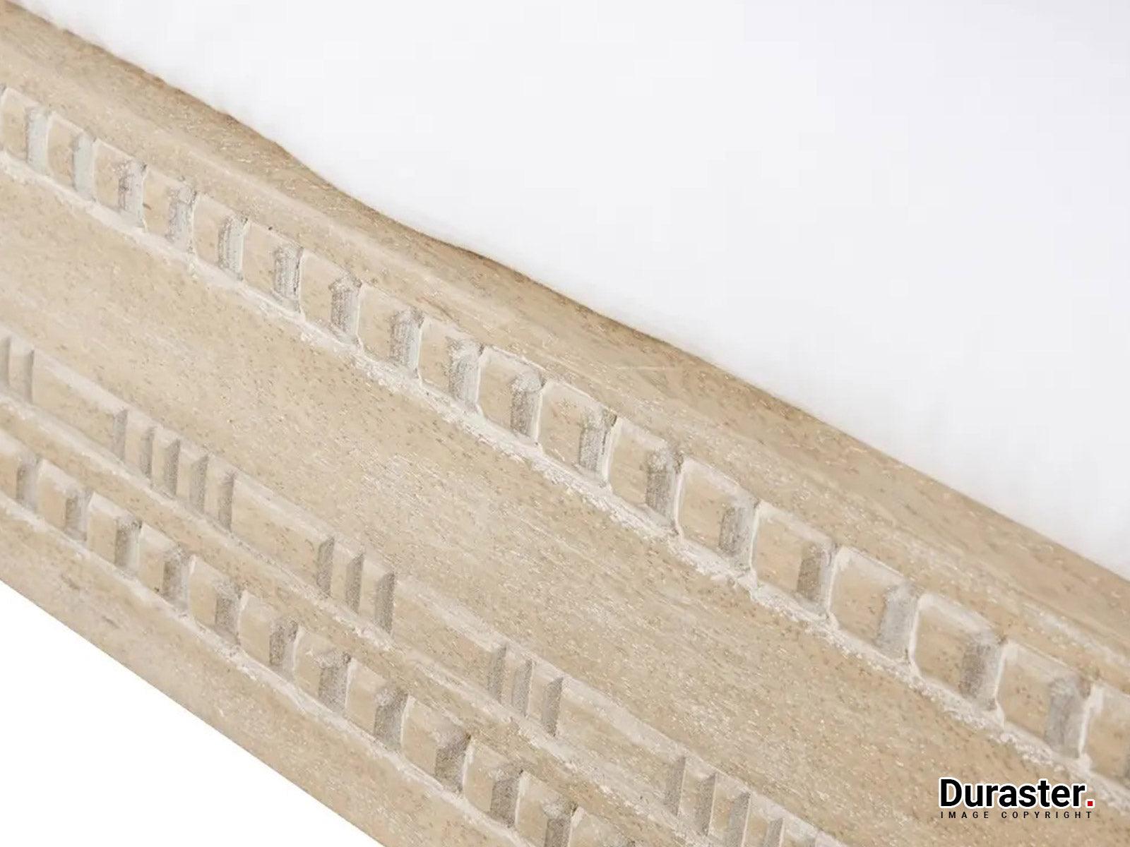 Ajenta Solid Mango wood Carved Bed #5 - Duraster