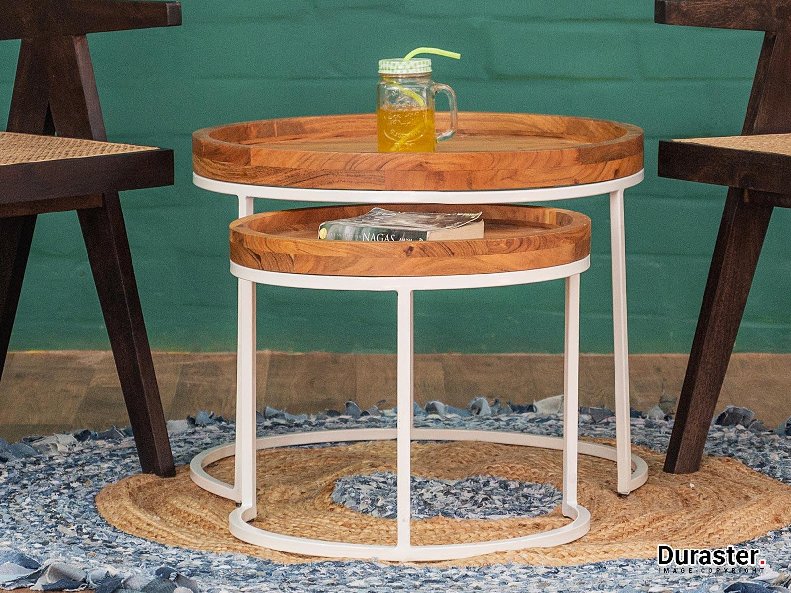 Novo Premium Solid Acacia wood Nested Side / Coffee Table #1 - Duraster
