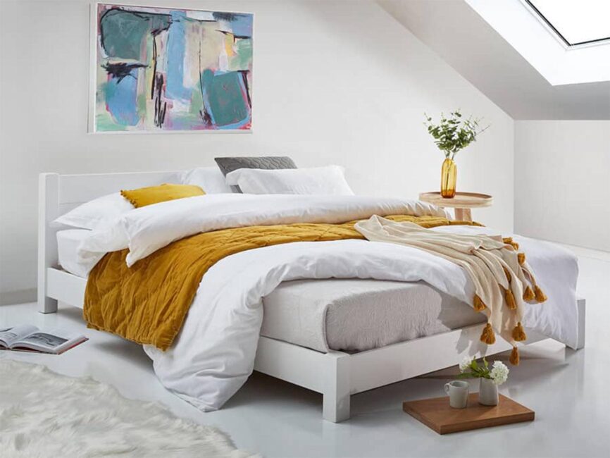 Novo Premium Solid Acacia Wood Bed #7 - Duraster