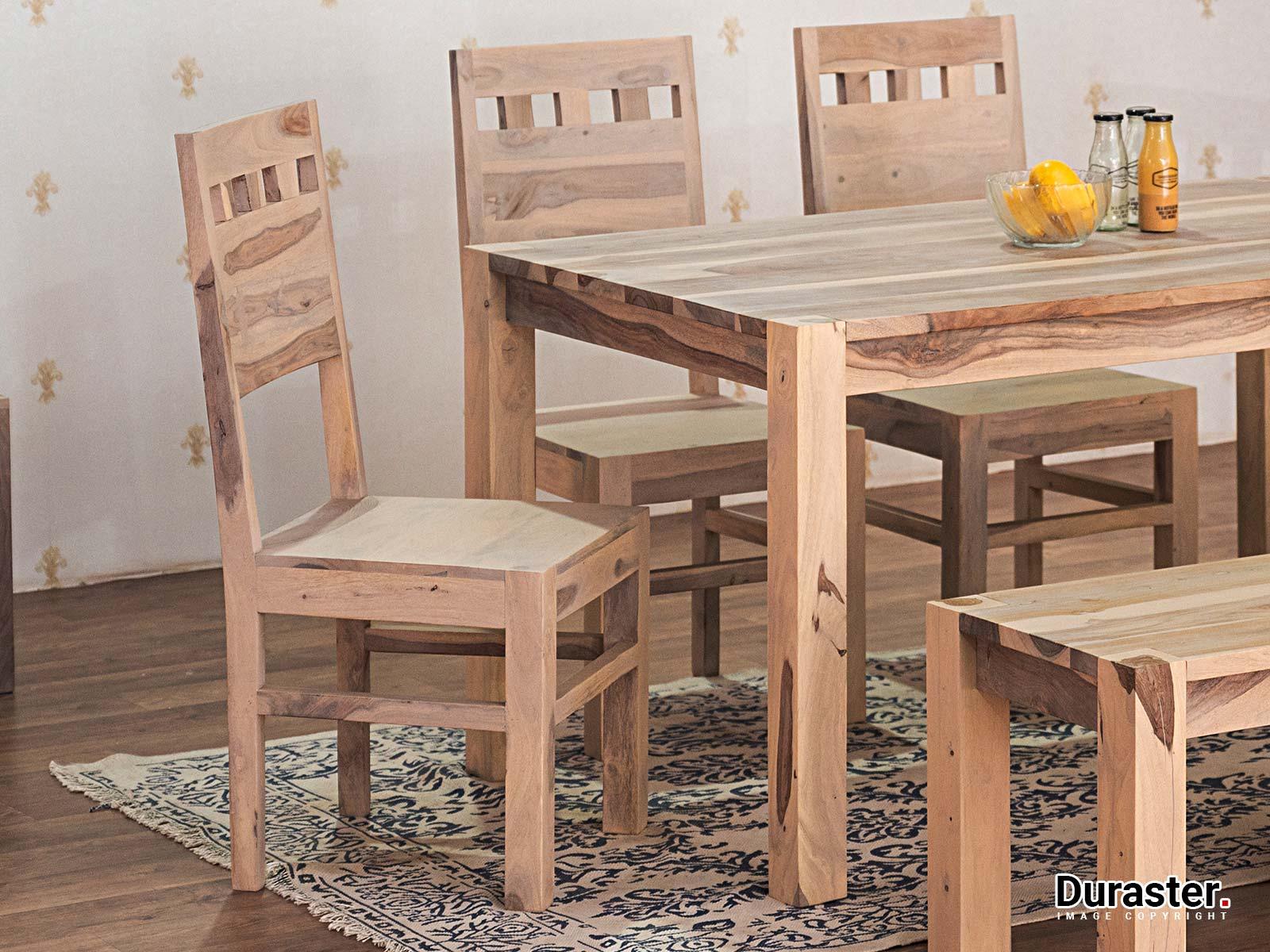 Novo Solid Sheesham wood Dining Chair #1 - Duraster