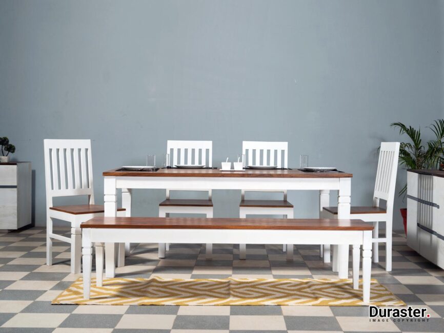 Novo Premium Solid Acacia wood Dining Set with Chairs #1 - Duraster