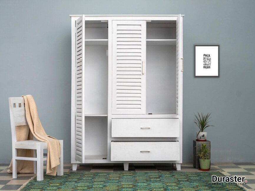 Novo Premium Solid Wood Elegant Shutter Cabinet#1 - Duraster