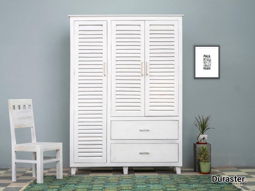 Novo Premium Solid Wood Elegant Shutter Cabinet#1 - Duraster