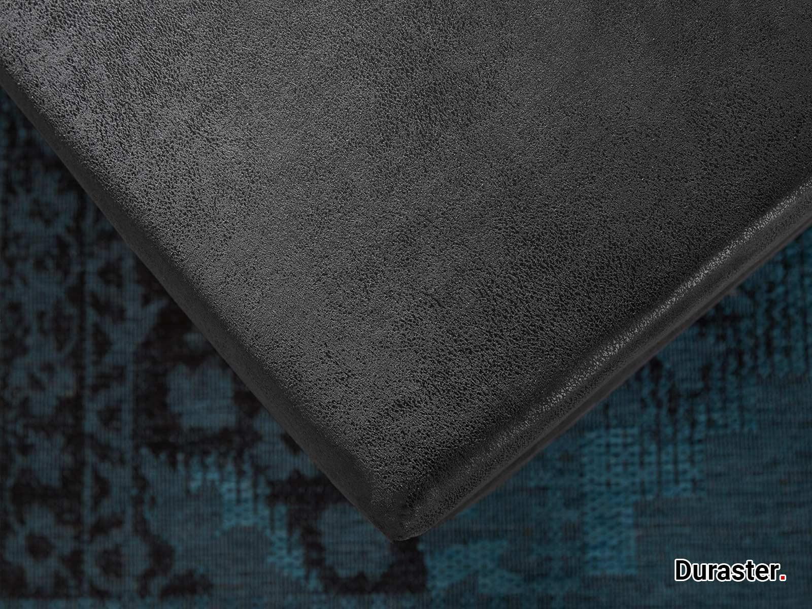Norwich Premium Anthracite Fabric Ottoman #42 - Duraster