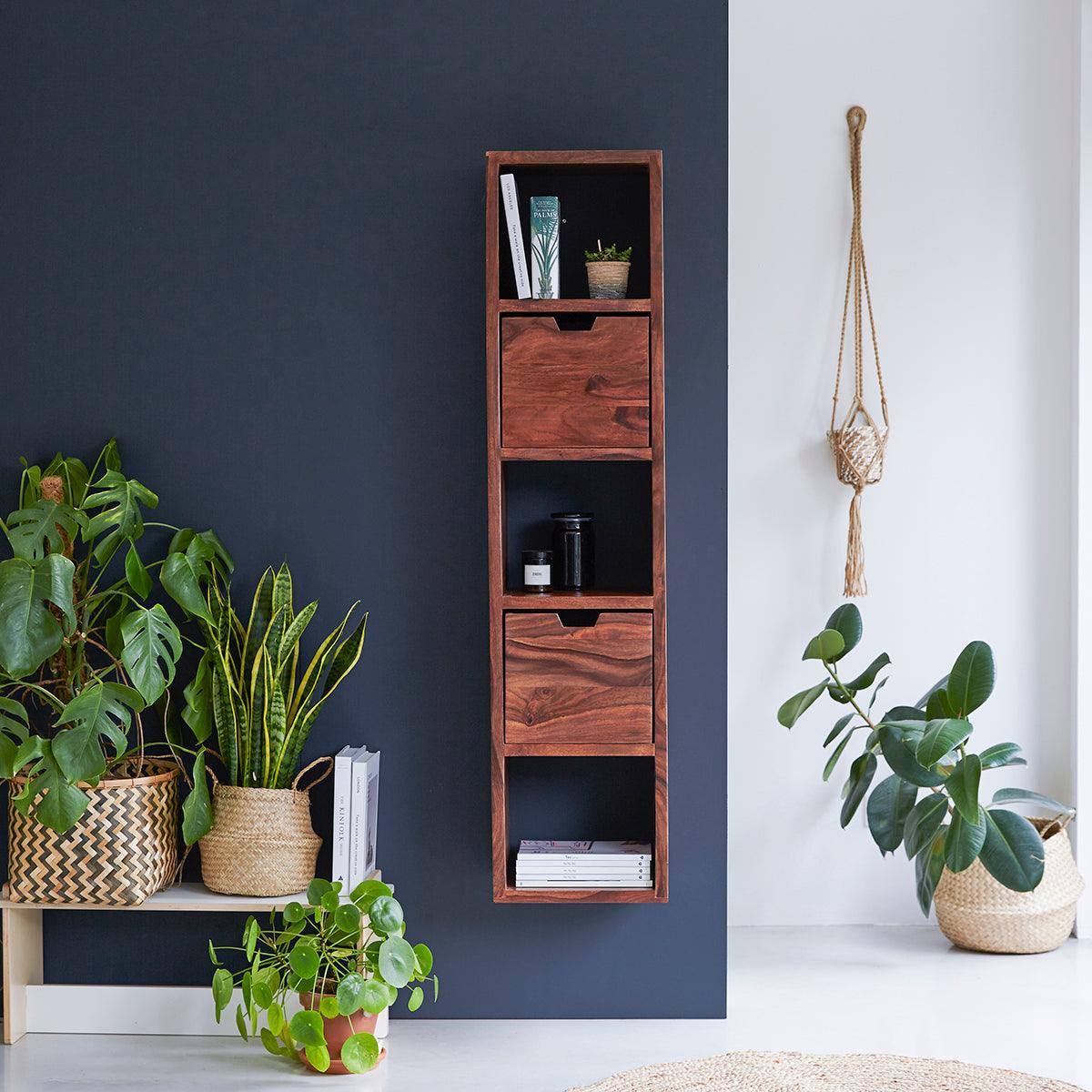 Dessart Solid Sheesham Shelf Unit #3 - Duraster