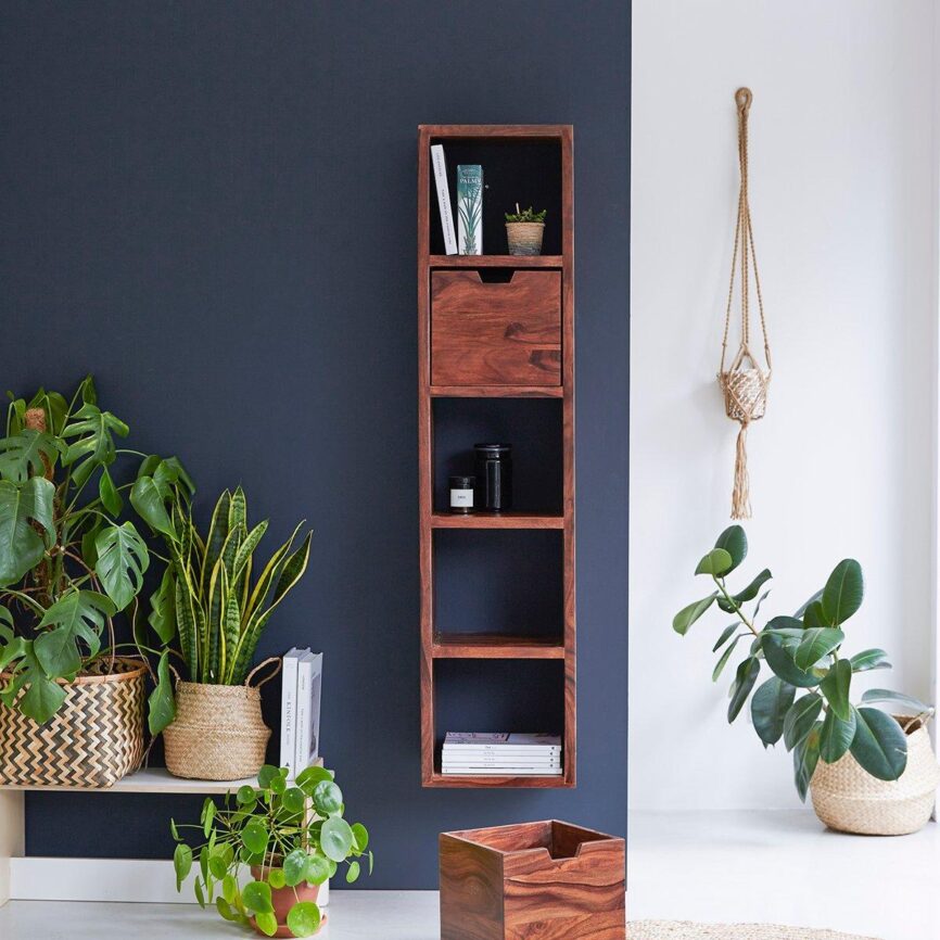 Dessart Solid Sheesham Shelf Unit #3 - Duraster