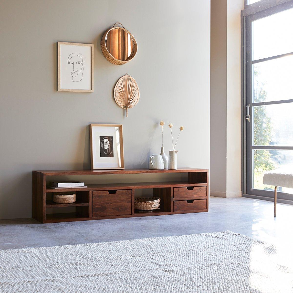 Dessart Solid Sheesham TV Stand #5 - Duraster