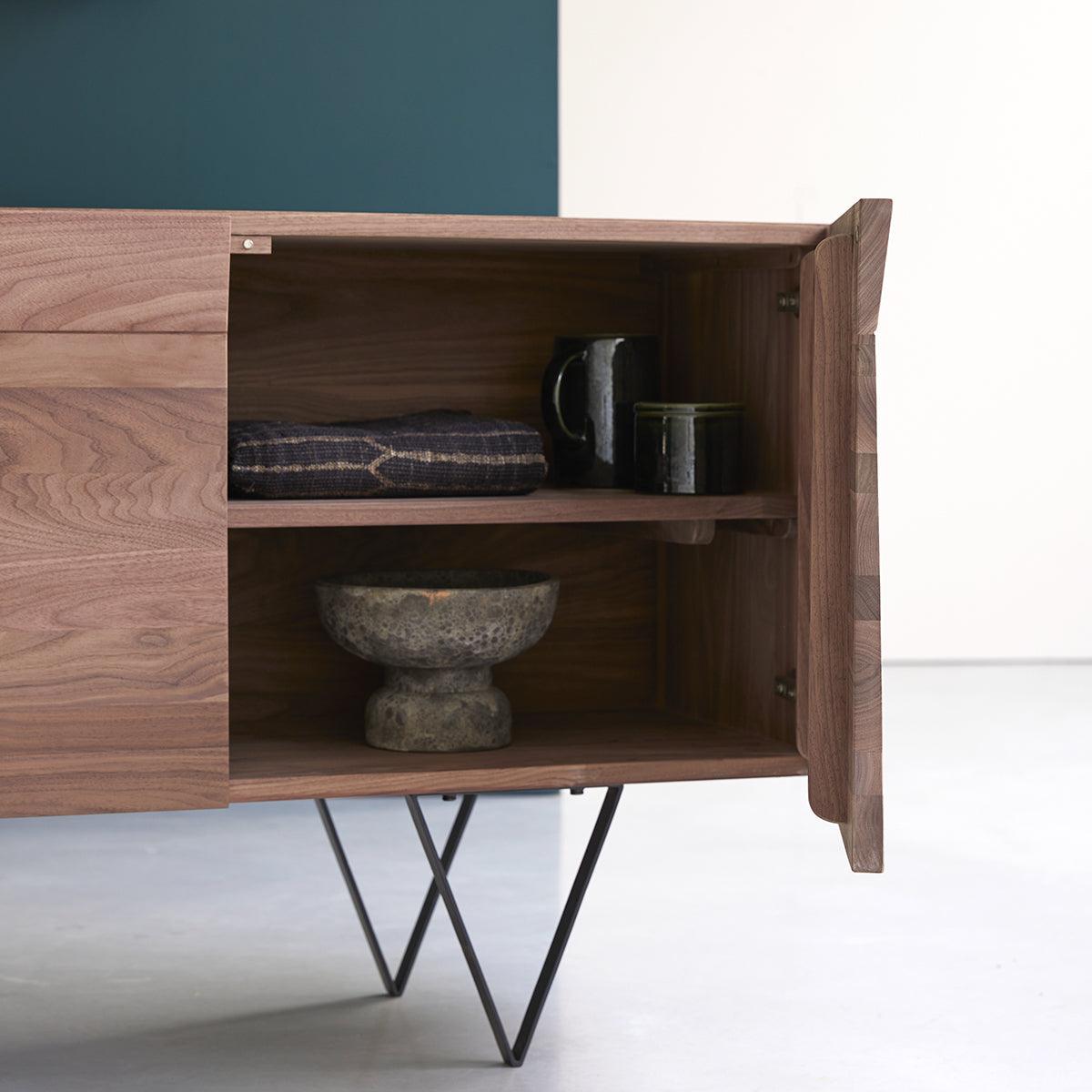 Veena Solid Walnut Sideboard #1 - Duraster
