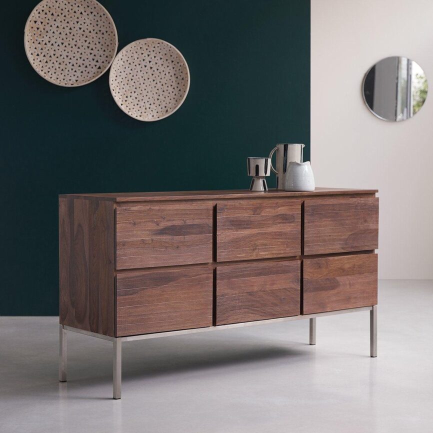 Rome Solid Sheesham Chest of Drawers  #3 - Duraster