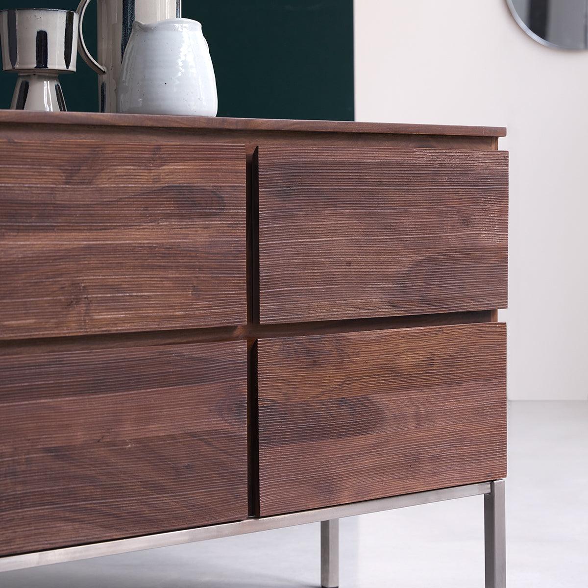 Rome Solid Sheesham Chest of Drawers #3 - Duraster
