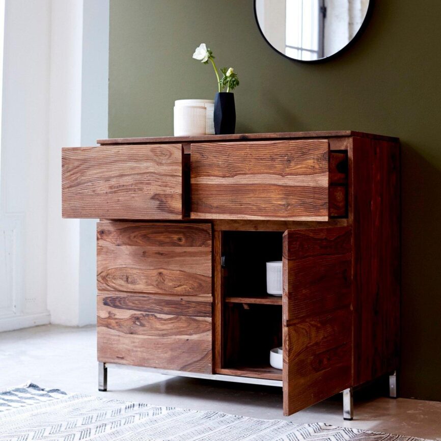 Rome Solid Sheesham Dresser #4 - Duraster