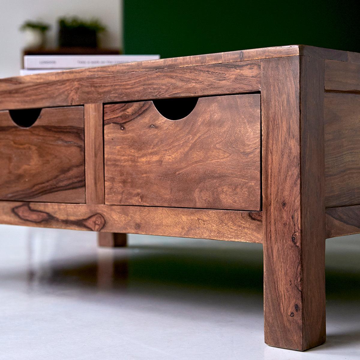 Dessart Solid Sheesham Coffee Table #4 - Duraster