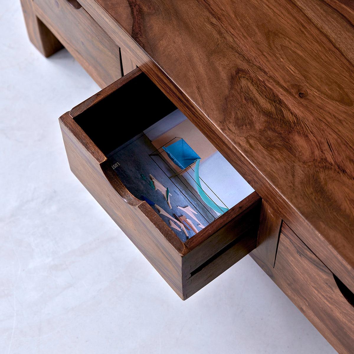Dessart Solid Sheesham Coffee Table #4 - Duraster