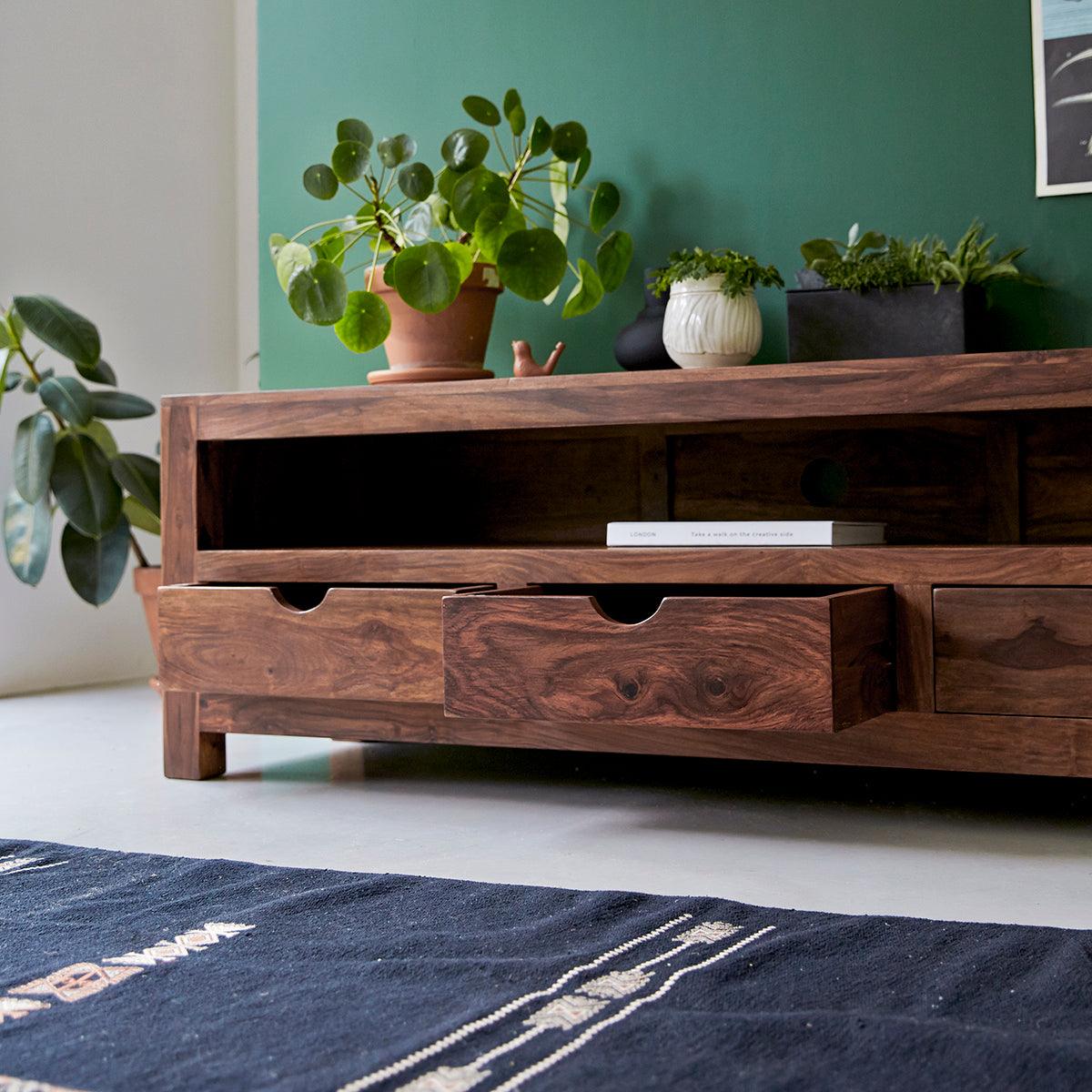 Dessart Solid sheesham TV Stand  #7 - Duraster