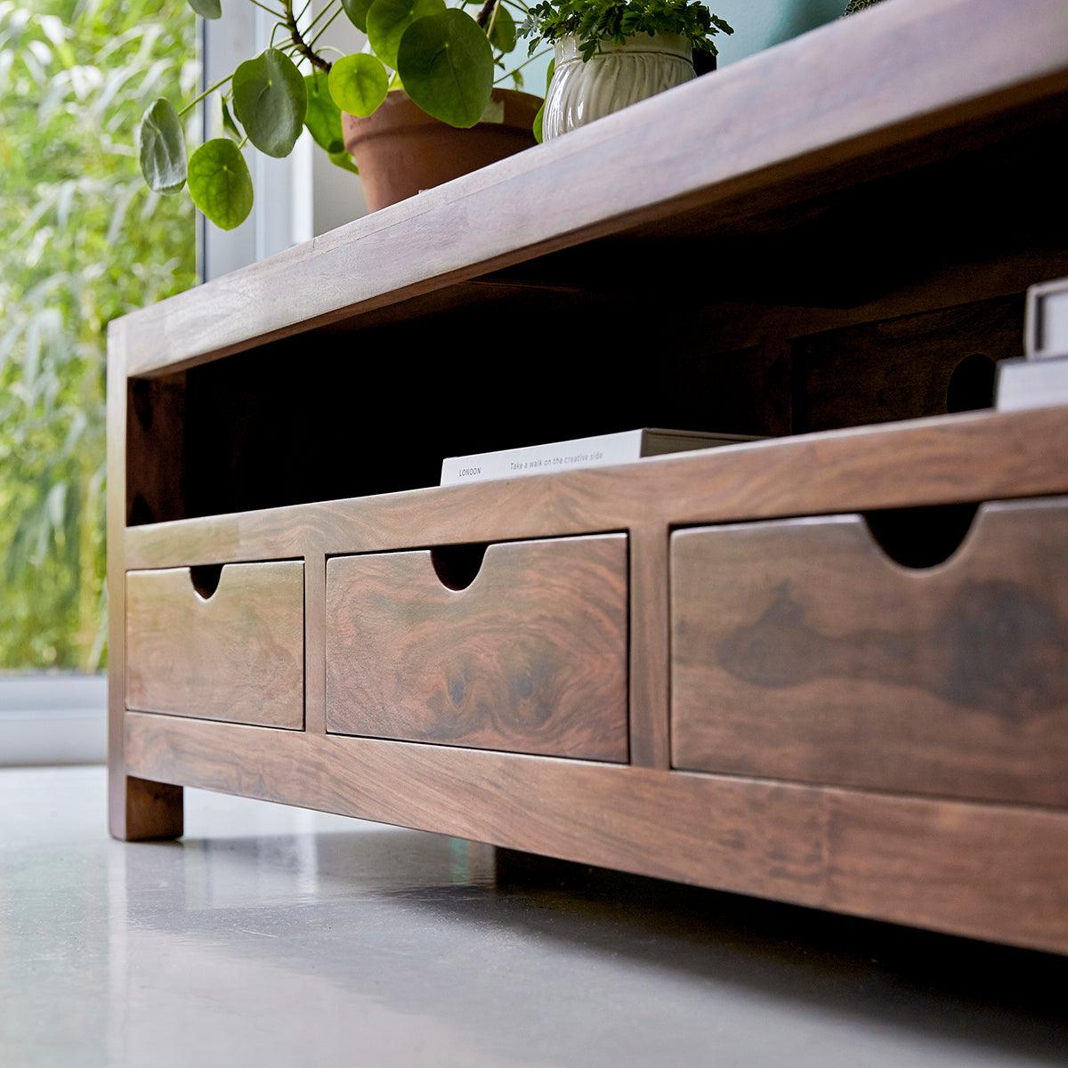 Dessart Solid sheesham TV Stand  #7 - Duraster
