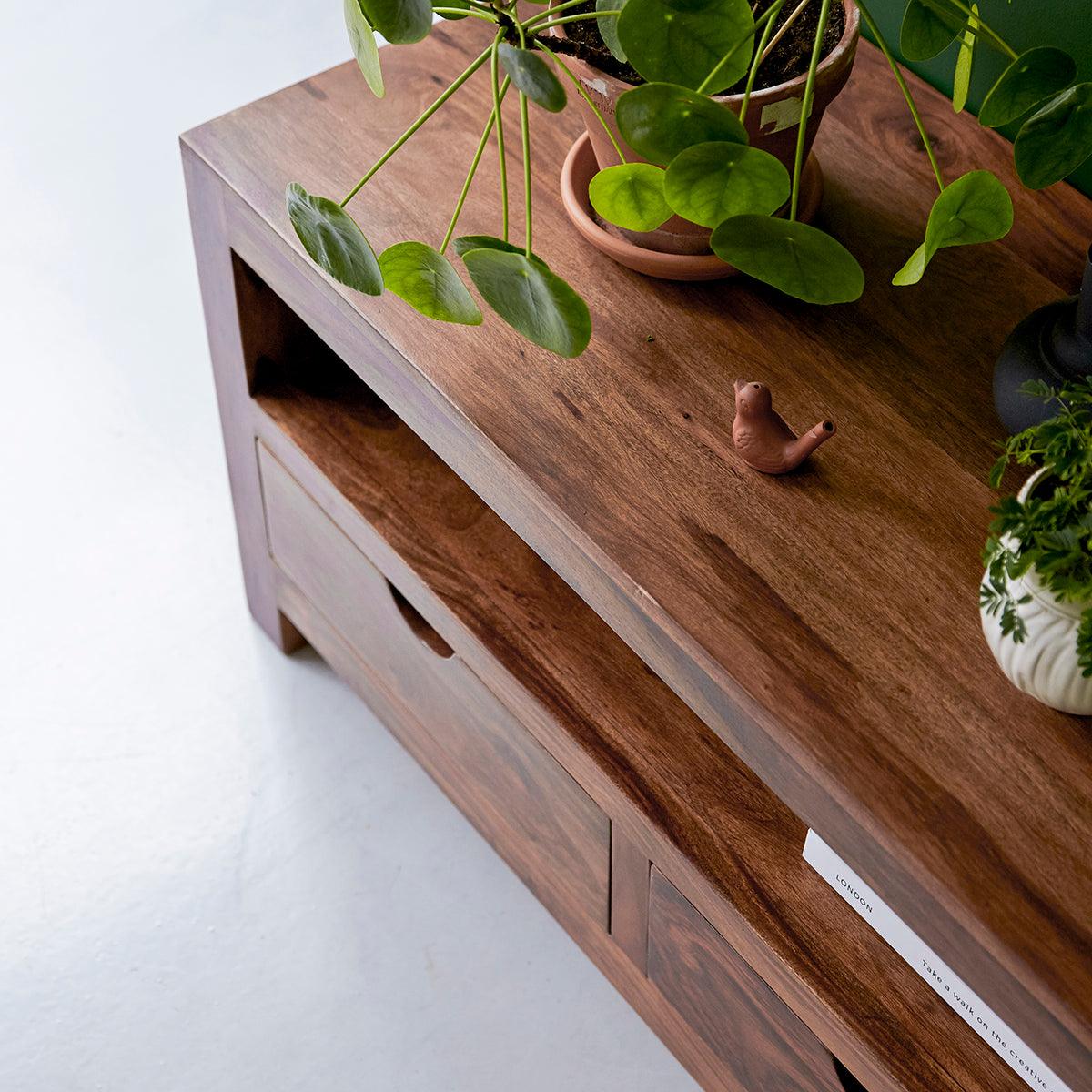 Dessart Solid sheesham TV Stand  #7 - Duraster