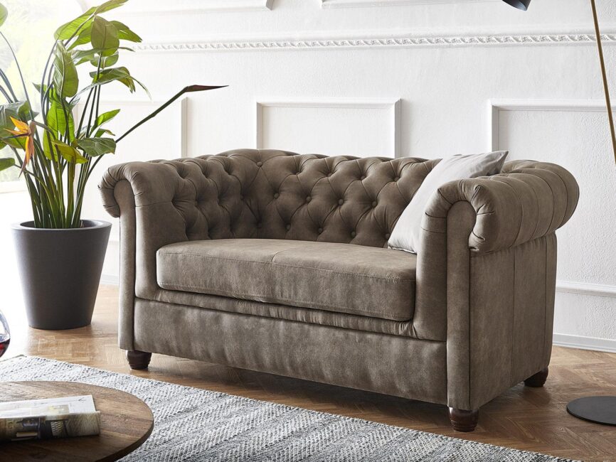 Norwich Traditional 2- Seater Chesterfield Sofa #22 - Duraster