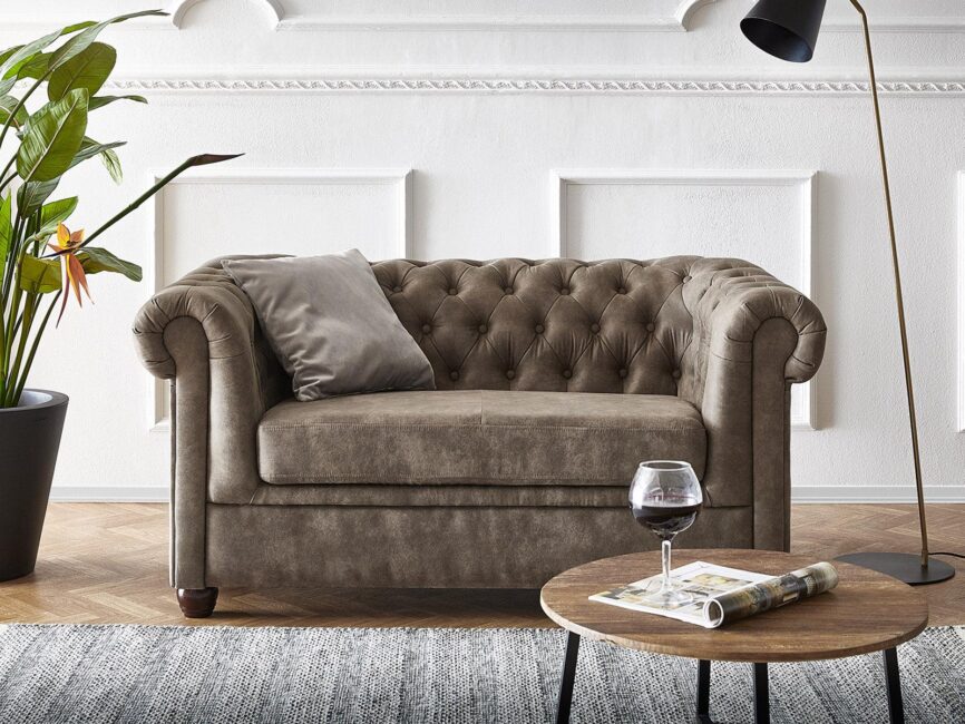 Norwich Traditional 2- Seater Chesterfield Sofa #22 - Duraster