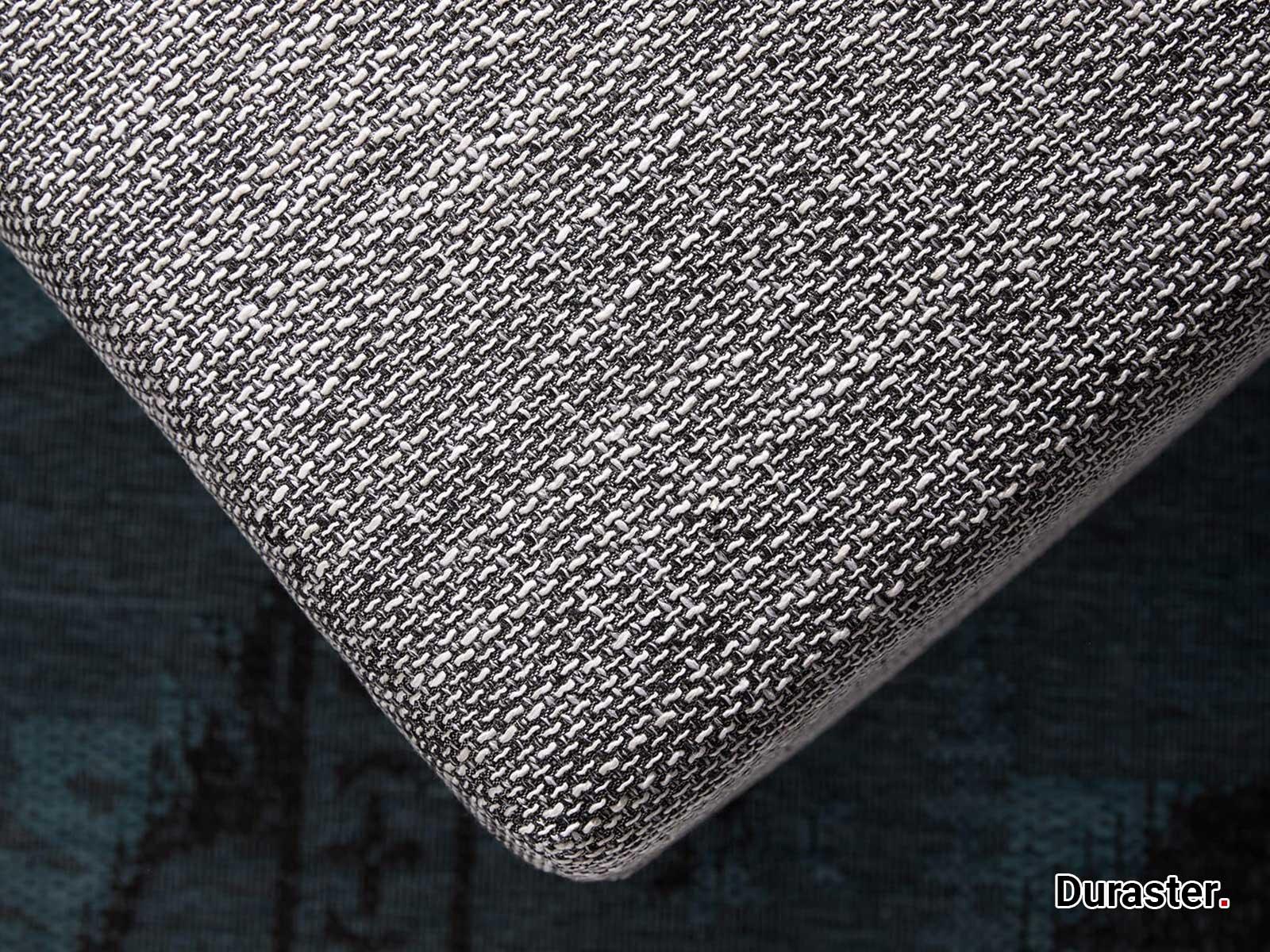 Norwich Premium Light Gray Fabric Ottoman #37 - Duraster
