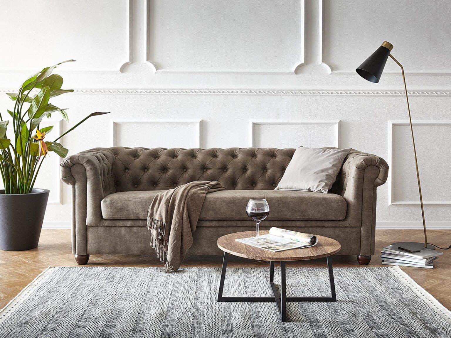 Norwich Traditional Chesterfield 3 Seater Sofa #25 - Duraster