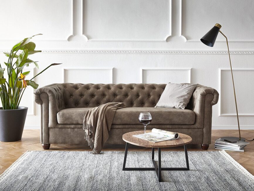 Norwich Traditional Chesterfield 3 Seater Sofa #25 - Duraster
