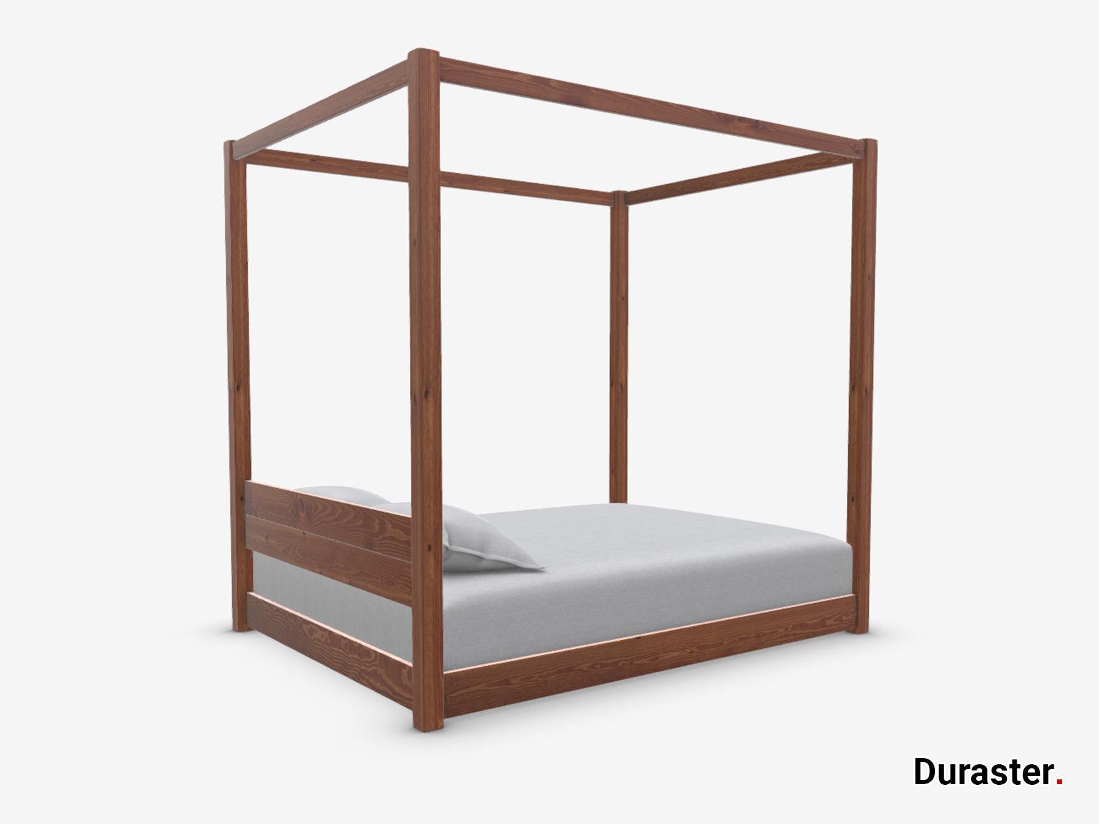 Preyas Solid Sheesham Wood Four-Poster Bed #27 - Duraster