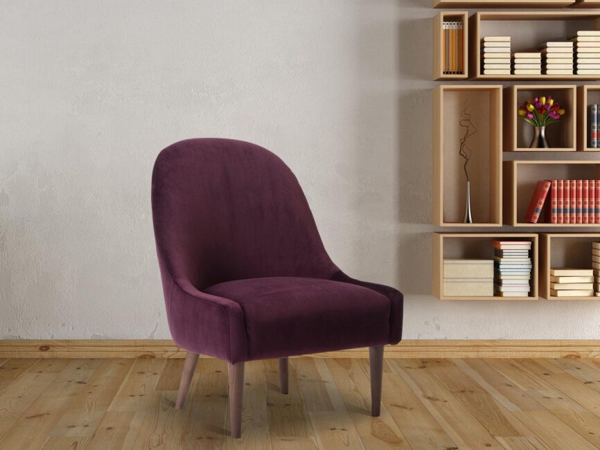 Elemantray Solid Wood Fabric Upholstered Chair #5 - Duraster