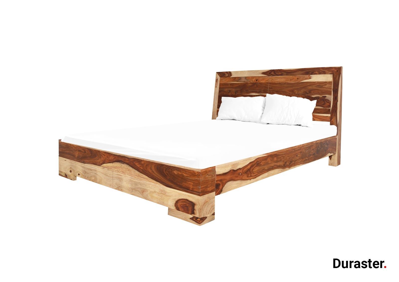 Raygoor Natural Sheesham Wood Bed #2 - Duraster