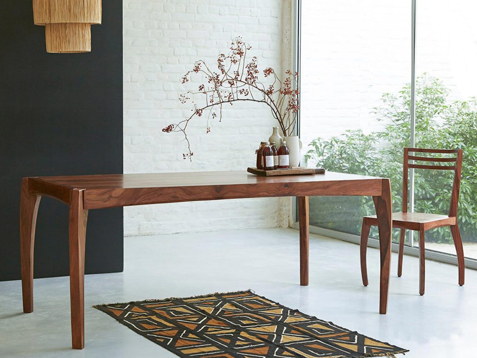 Vasco Solid Sheesham wood Dining Table  #2 - Duraster