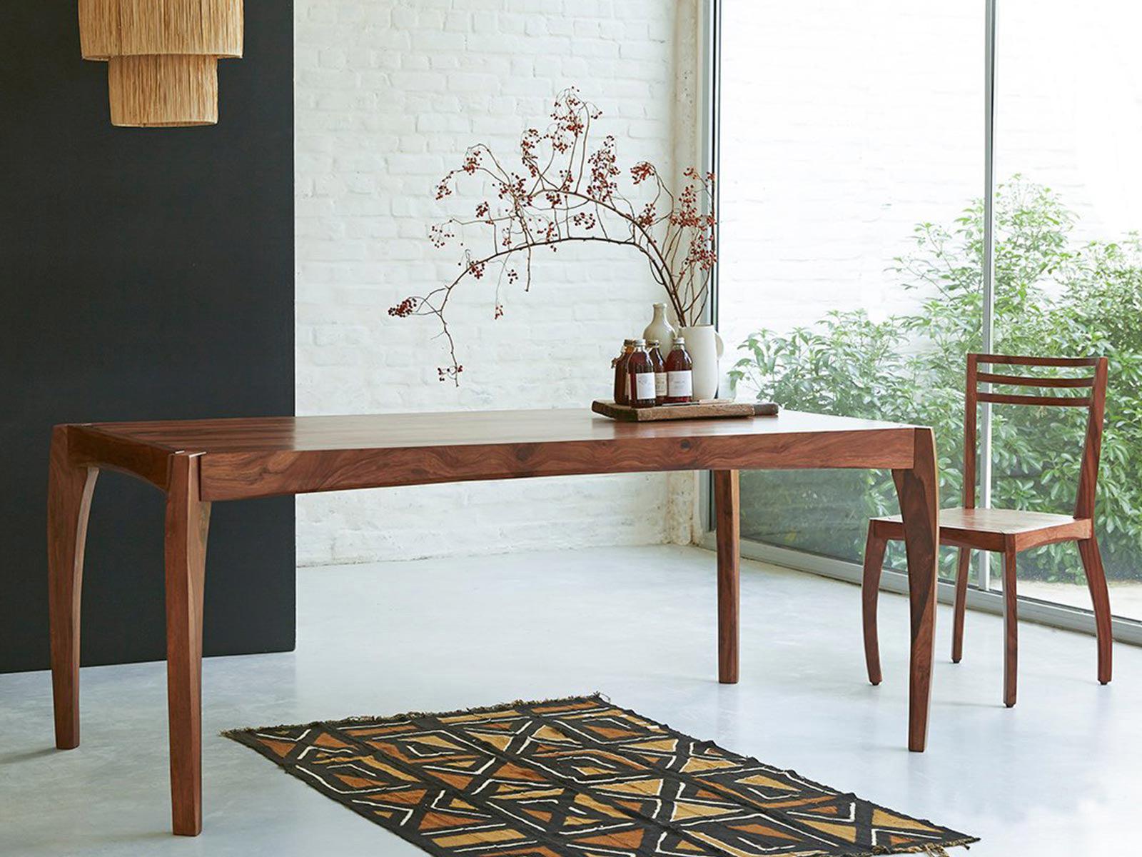 Vasco Solid Sheesham wood Dining Table #2 - Duraster