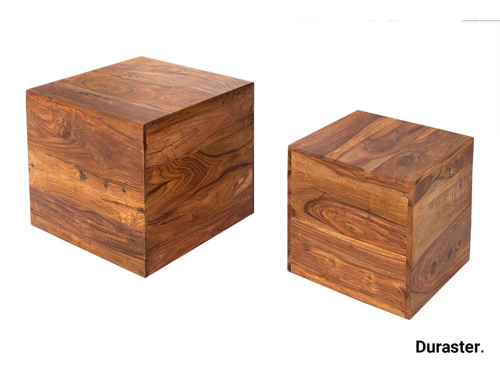 Torpedo Modern Sheesham Wood Nested Sidetable Cum Coffee Table#1 - Duraster