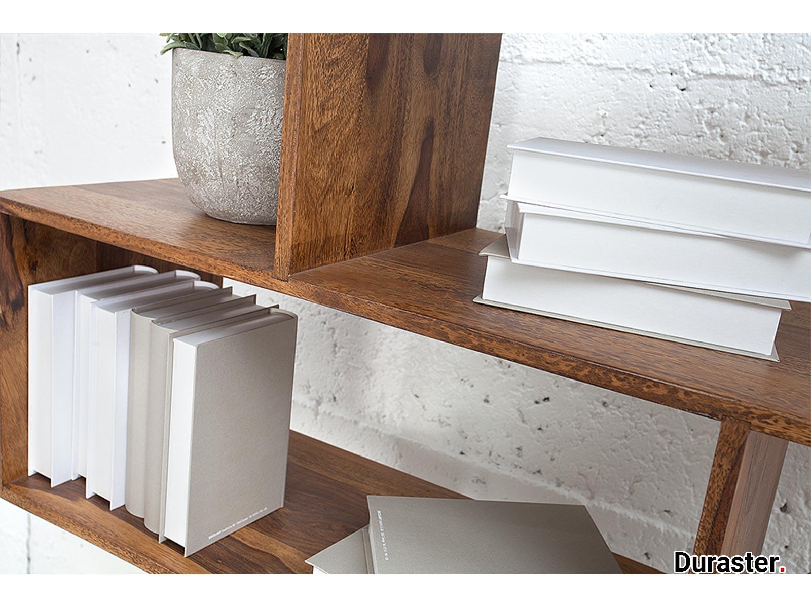 Torpedo Modern Sheesham wood Room Divider Book shelf #2 - Duraster
