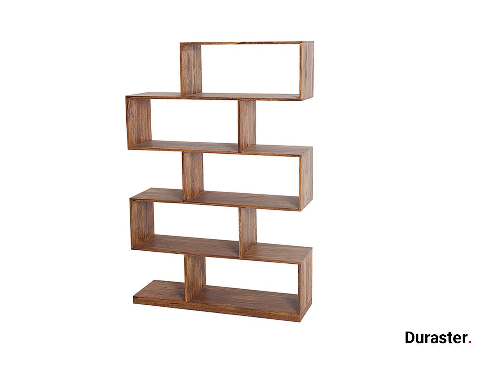 Torpedo Modern Sheesham wood Room Divider Book shelf #2 - Duraster