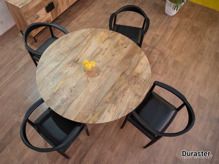 Mango Wood Round Dining Table