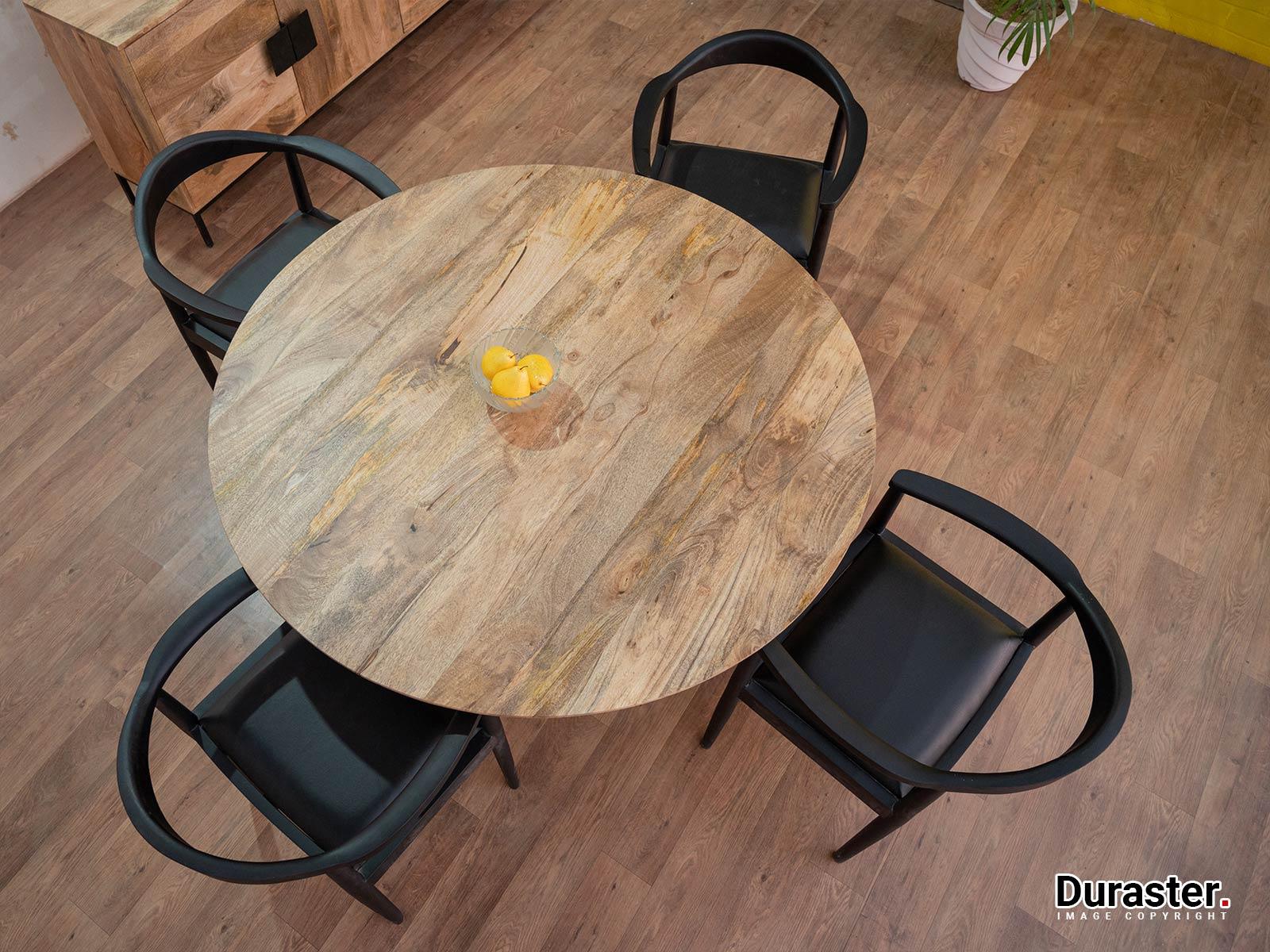 Mango Wood Round Dining Table