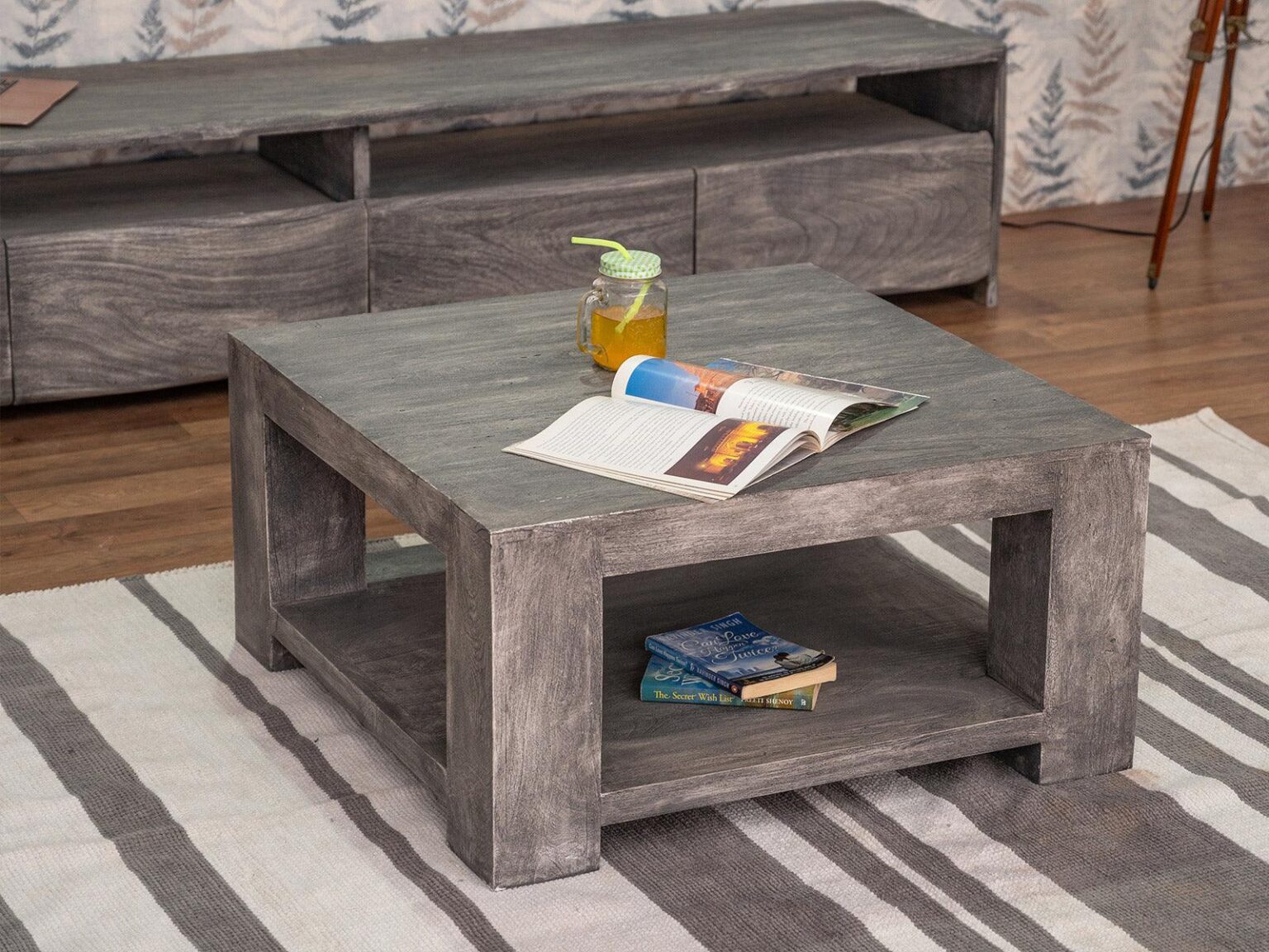 Goa Modern Acacia wood Coffee table # 1 - Duraster