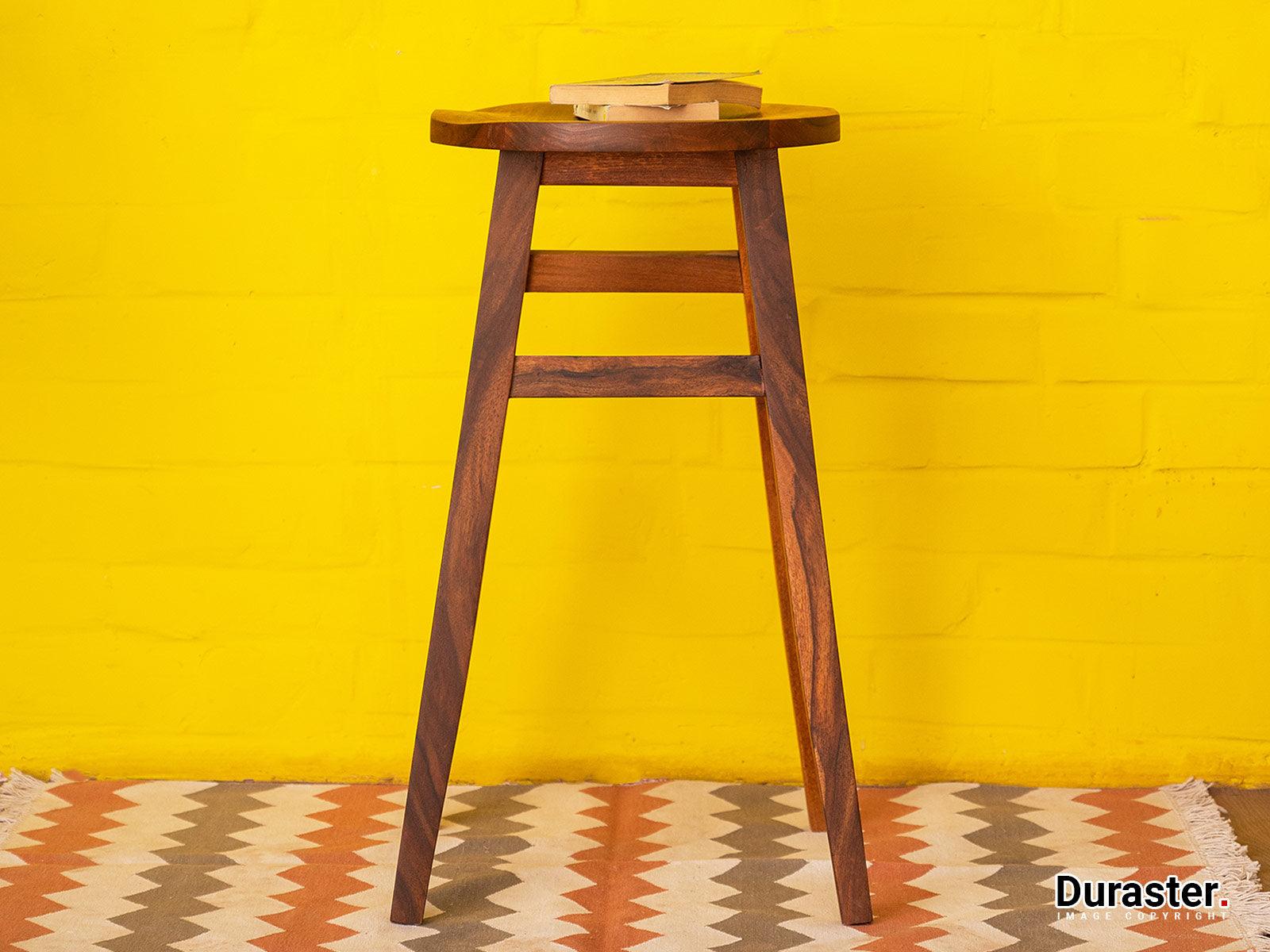 Vismit Modern Sheesham wood Bar Stool #1 - Duraster