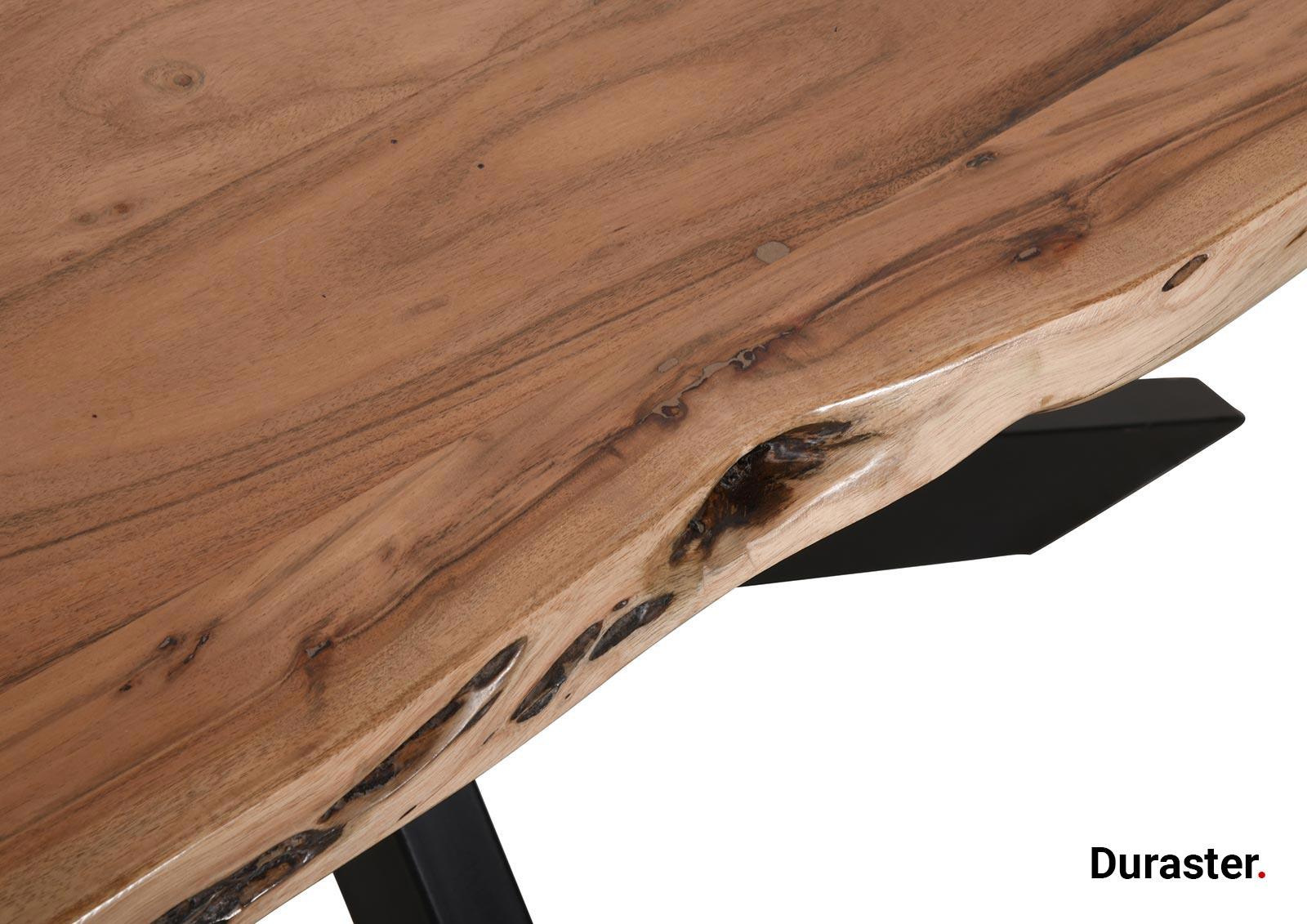 Verge Modern Acacia Live Edge Dining Set #2 - Duraster
