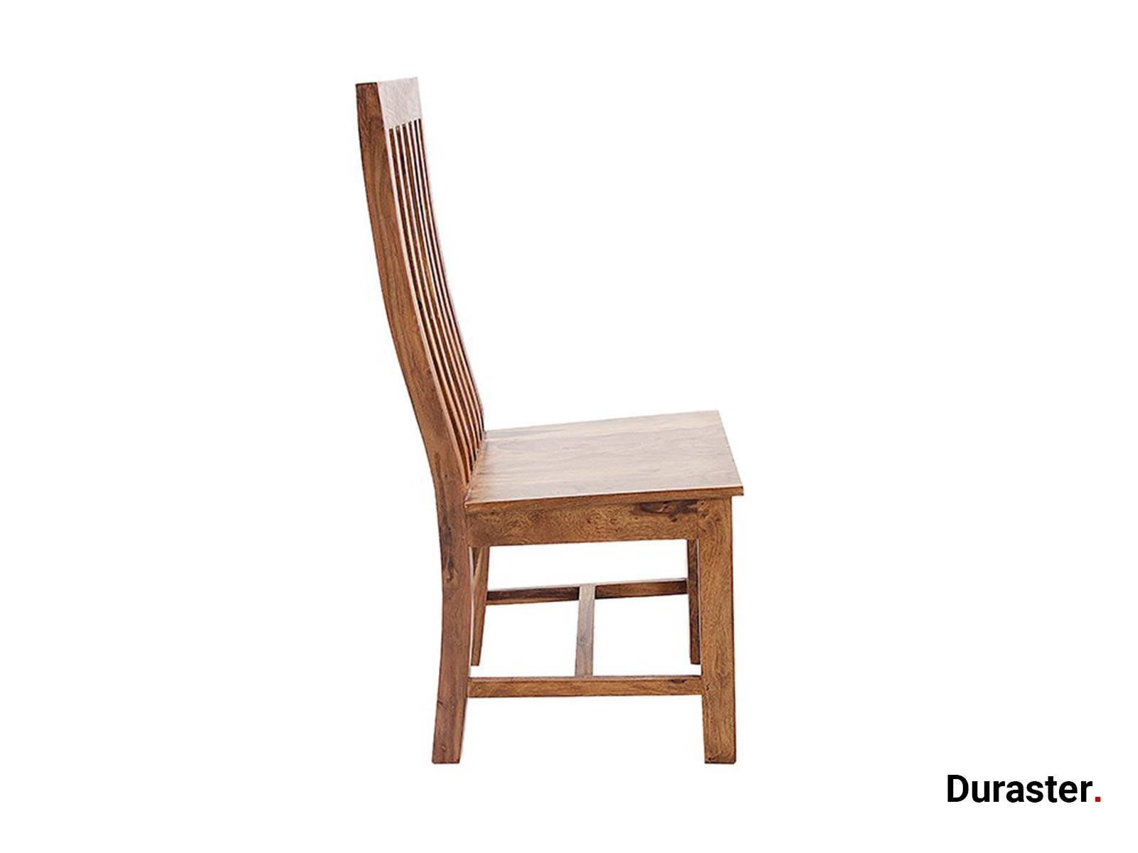 Torpedo Modern Sheesham Wood Dining Chair#2 - Duraster