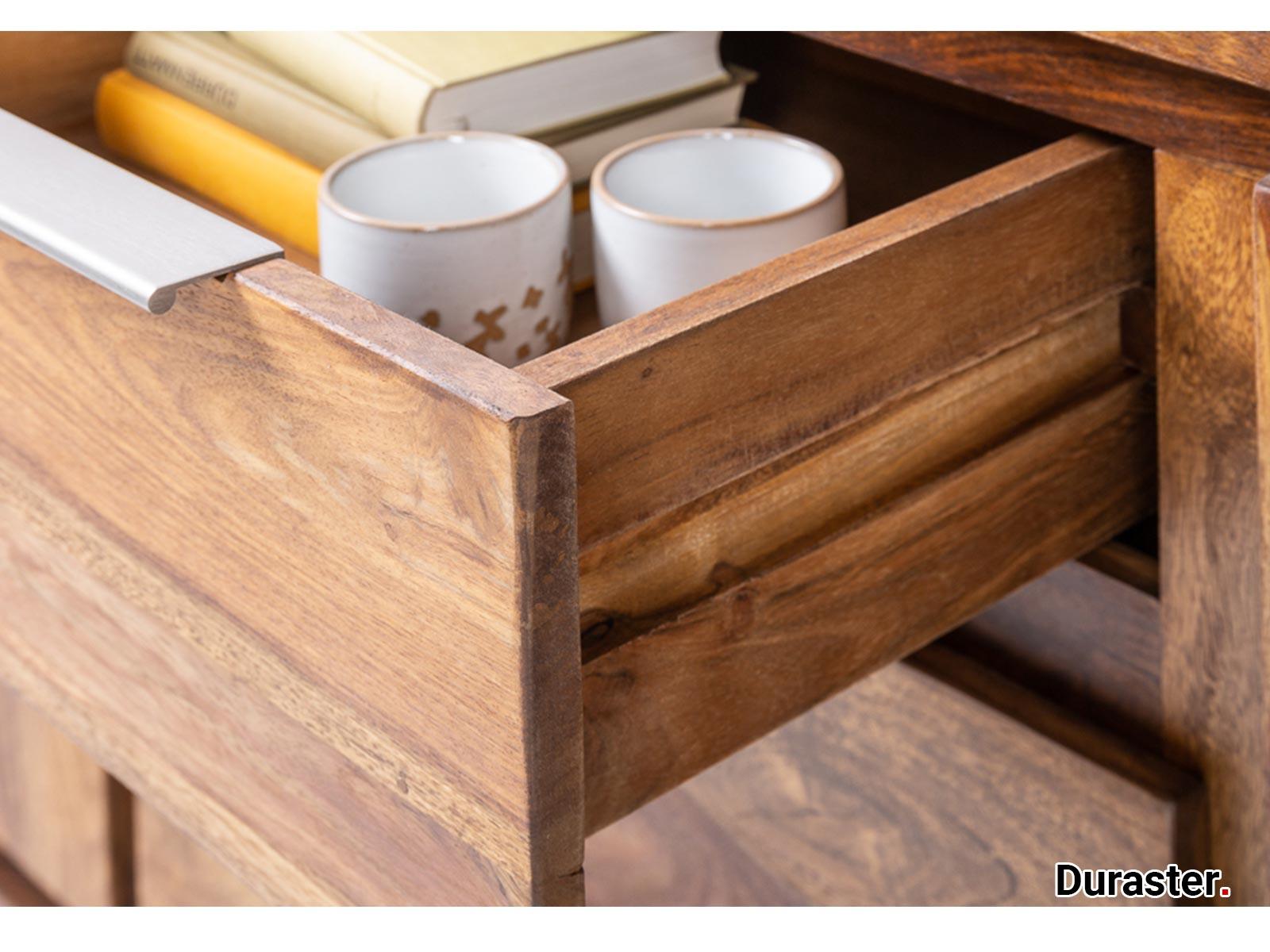 Torpedo Modern Sheesham Wood Sideboard#1 - Duraster