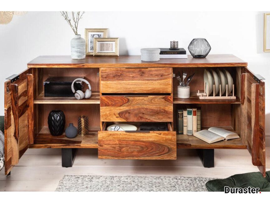 Torpedo Modern Sheesham Wood Sideboard#2 - Duraster