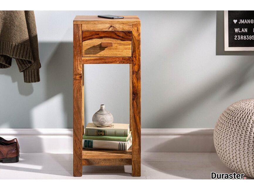 Sheesham Wood Bedside Table