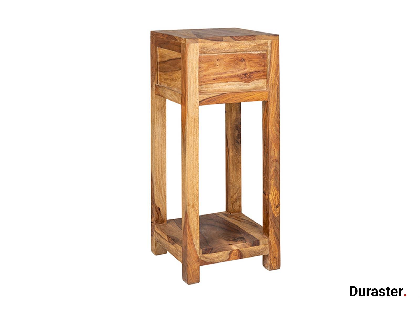 Torpedo Modern Sheesham Wood Sidetable#2 - Duraster