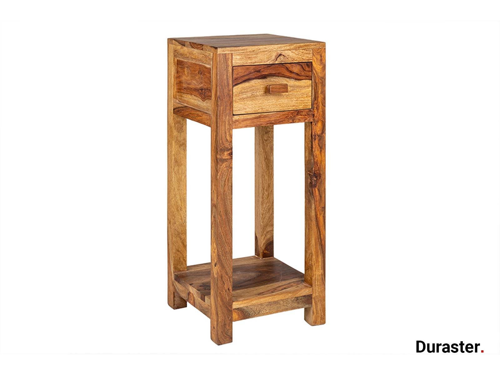 Torpedo Modern Sheesham Wood Sidetable#2 - Duraster