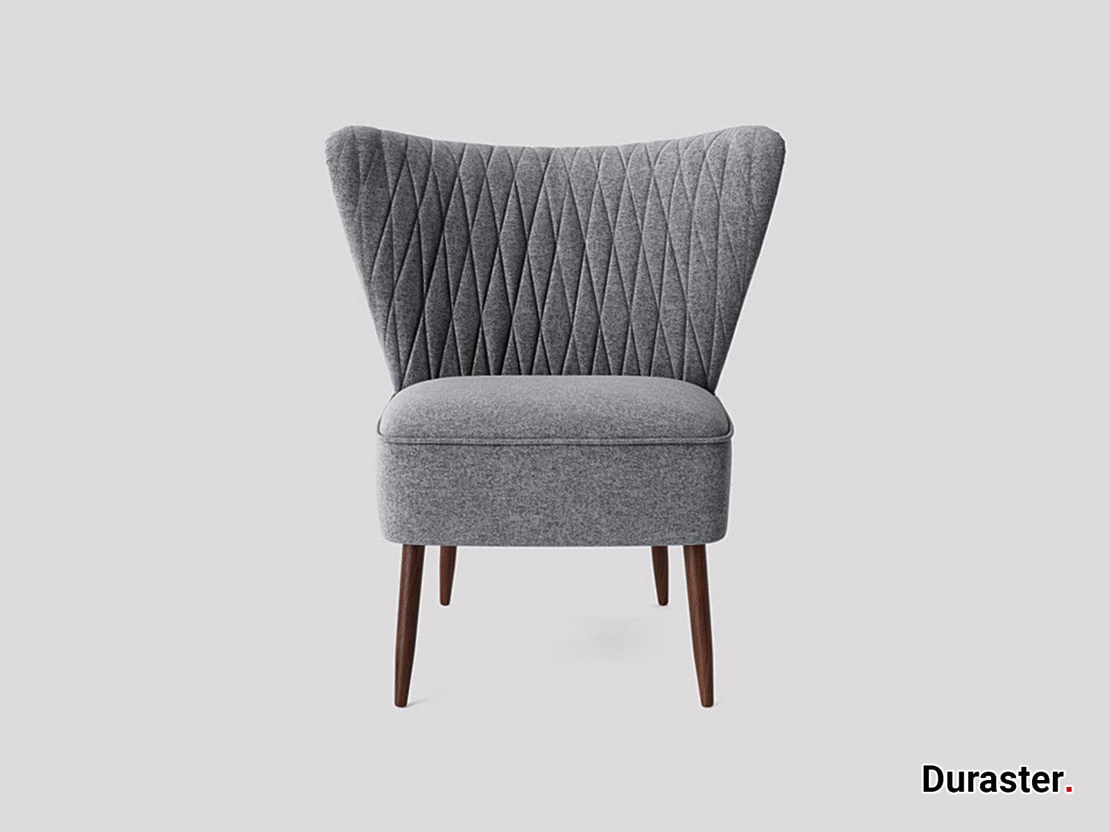 Elemantary Solid Wood Fabric Upholstered Chair #9 - Duraster