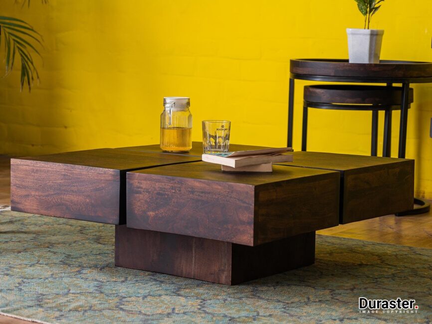 Tuscany Modern Acacia wood Coffee Table #1 - Duraster