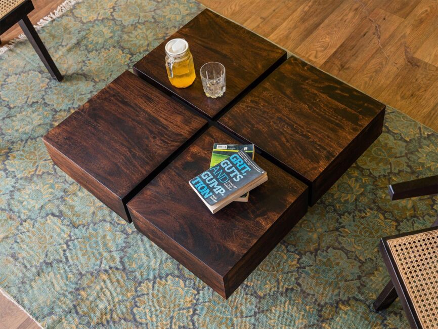 Tuscany Modern Acacia wood Coffee Table #1 - Duraster