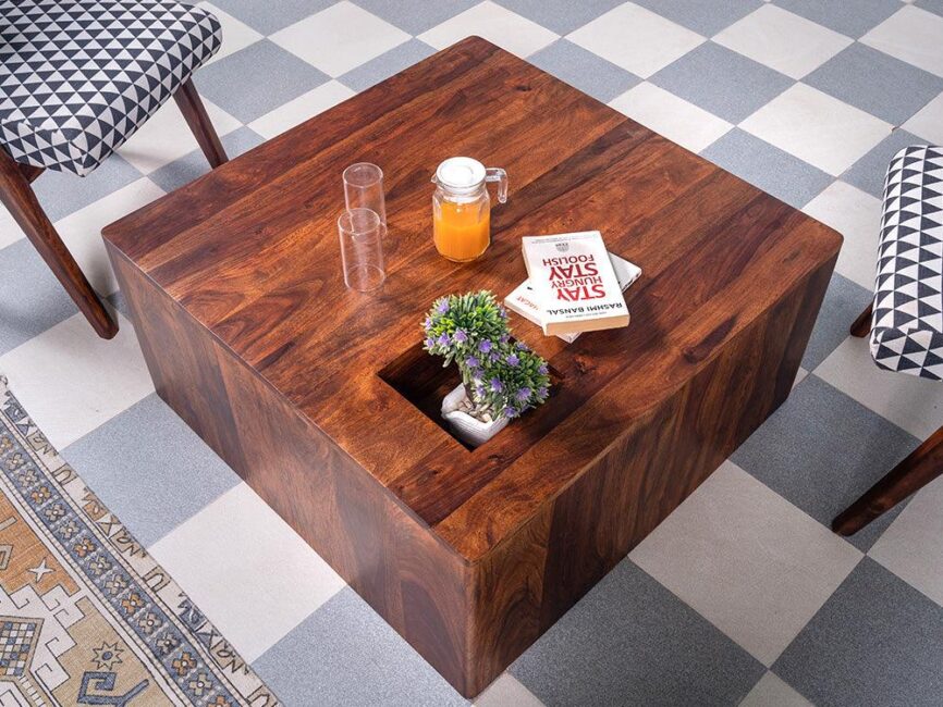 Ummed Solid Sheesham wood Coffee Table#1 - Duraster